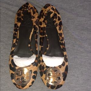 Tory Burch cheetah flats. Size 7.5